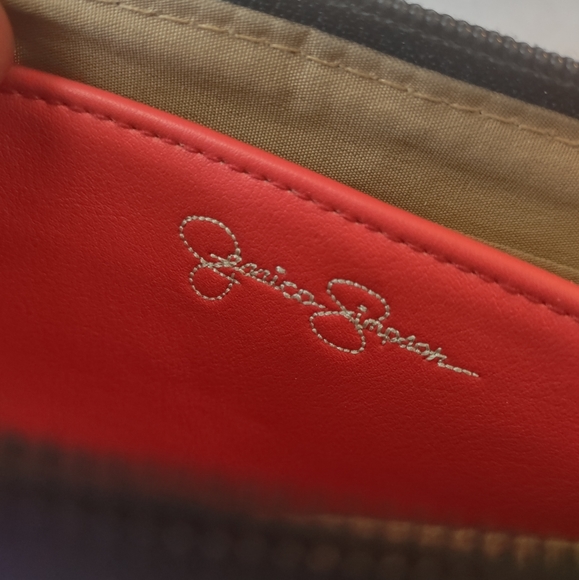 Jessica Simpson Red Wallet w/ Tan Interior - Picture 9 of 10